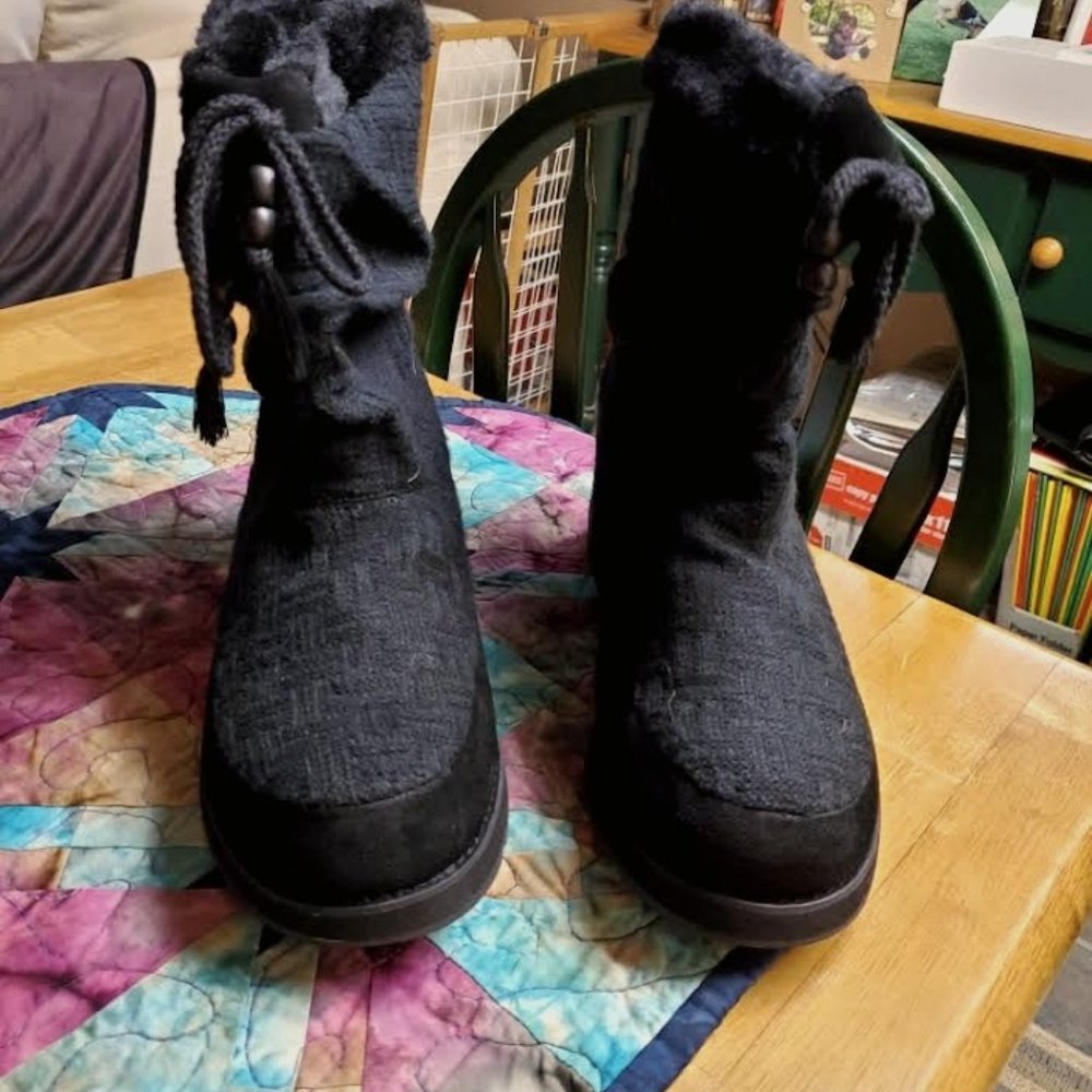 Sketchers Black Winter Boots